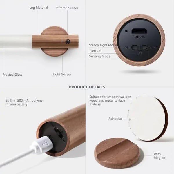 Sensor Light for Home with USB Charging Wireless