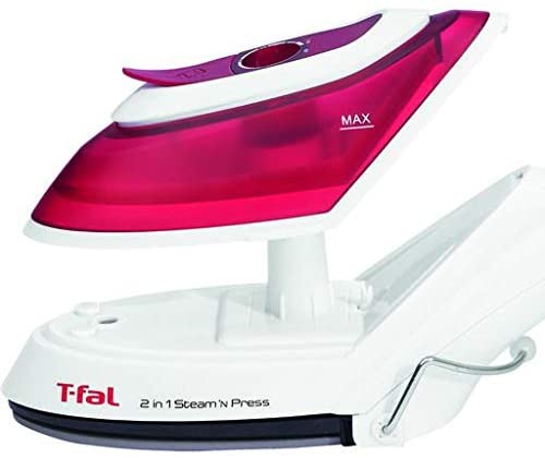Tefal Steam N Press Garment Steamer, 1090 Watts, White/red, Plastic