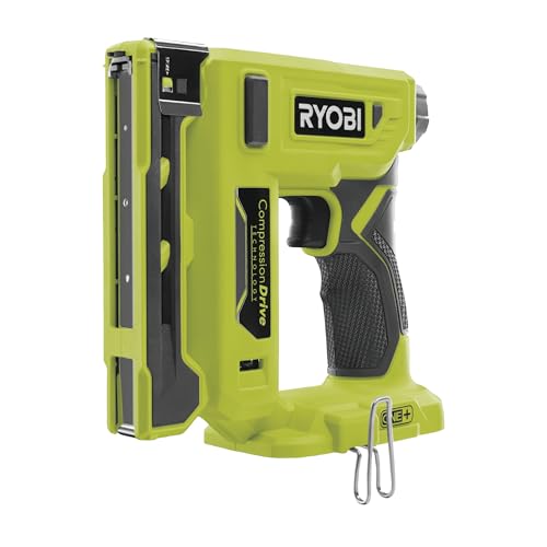 Ryobi - 18V ONE+ Cordless Crown Stapler, Fastens 1/4" to 9/16" Staples