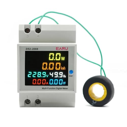 Earumzdq - Digital Single Phase Energy Meter, AC 110V-300V, 100A Amperage