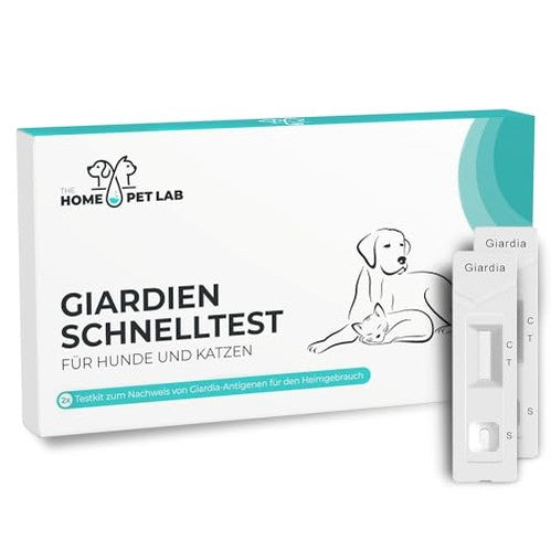 The Home Pet Lab - 2 x Giardia Rapid Test for Dogs & Cats - Fast, Reliable Results