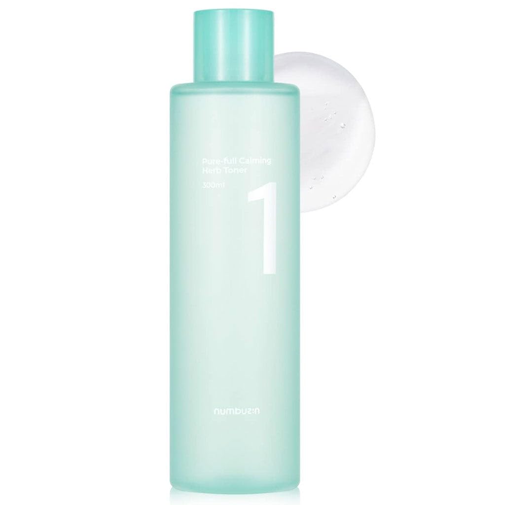 numbuzin No.1 Toner | Pure-Full Calming Herb Toner | Breakouts, Redness, Excess Oil Control | Centella Asiatica, Heartleaf, Licorice Root | Acne-Prone, Sensitive Skin | 10.14 fl. oz. - Medaid International