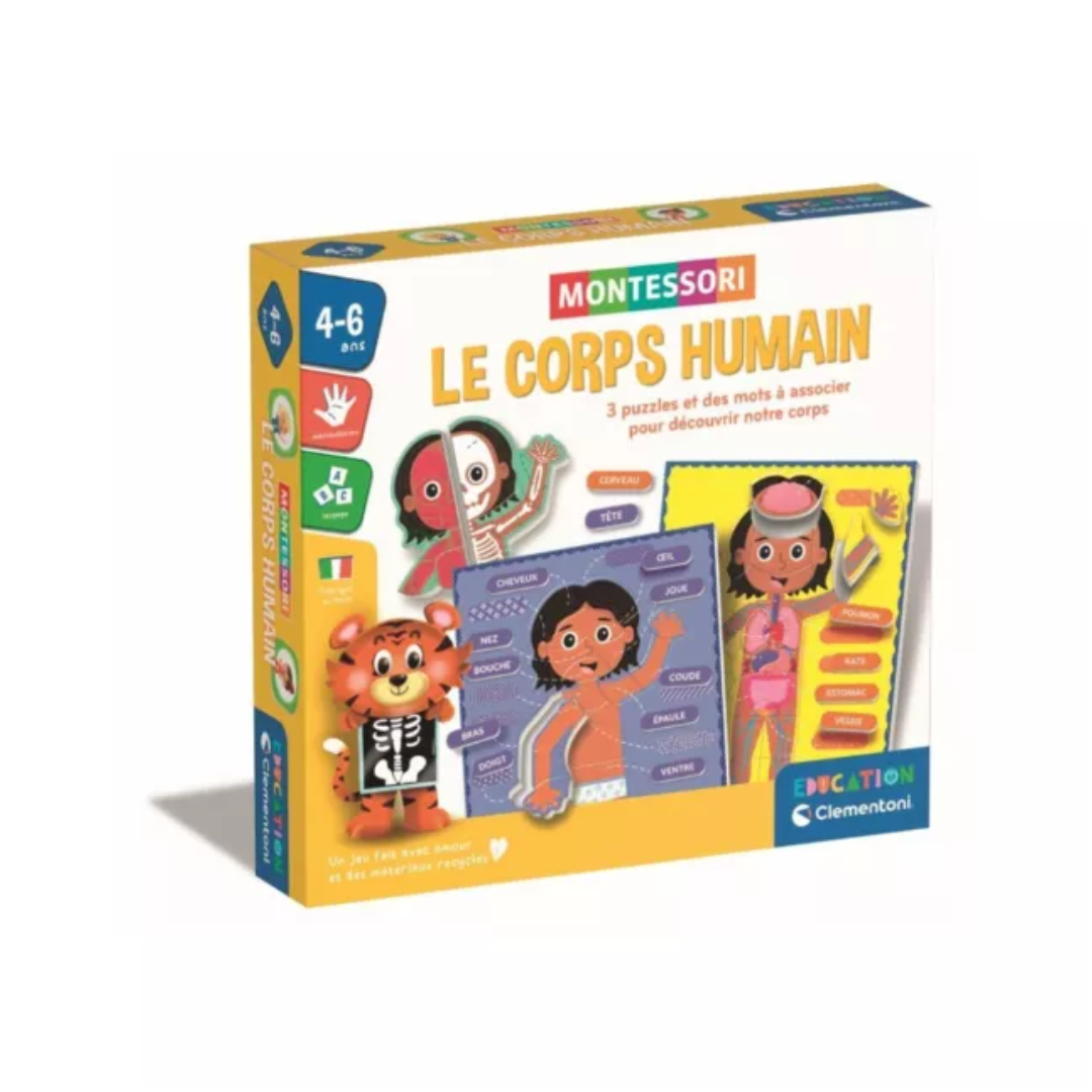 Clementoni Montessori Le Corps Humain - Medaid International
