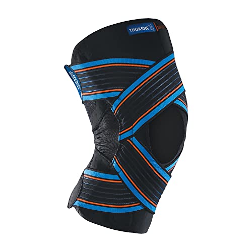 Thuasne - Open Strapping Knee Brace for Unstable Knees, Heat Retention, CE Medical Device, Size XL