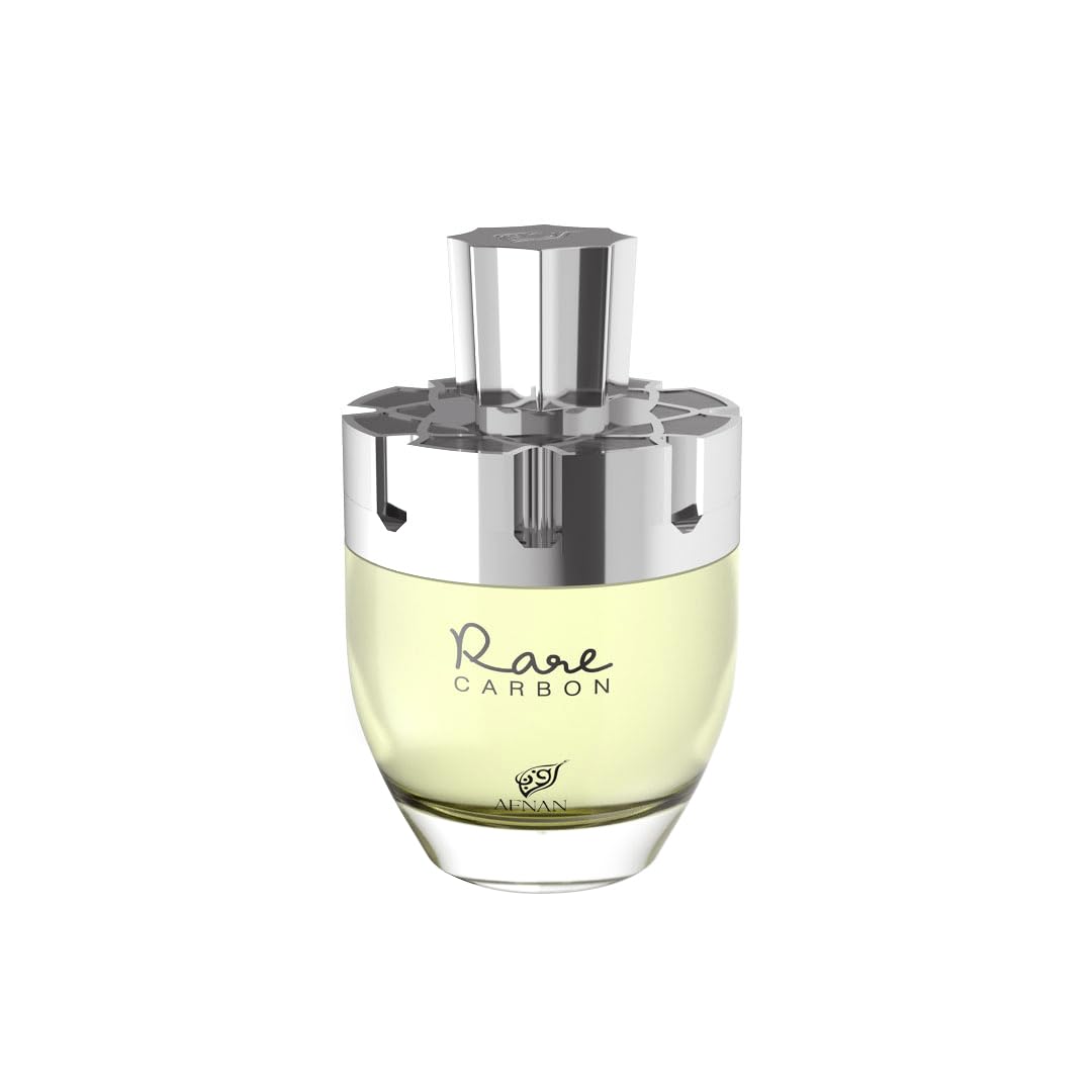 Afnan Rare Carbon Eau De Parfum Spray for Men, 3.4 Fl. Oz - Medaid International