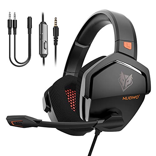 Nubwo - N16 Over Ear Gaming Headset with Noise Cancelling, 50mm Drivers, Mic