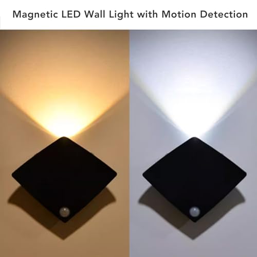 Yoidesu - Motion Sensor Night Light, Devil Fish Shape, USB Rechargeable, Easy Install