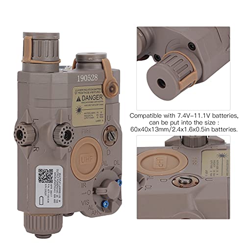 Gedourain - Durable PEQ-15 Battery Box for Airsoft, Sand Color, Tough Design