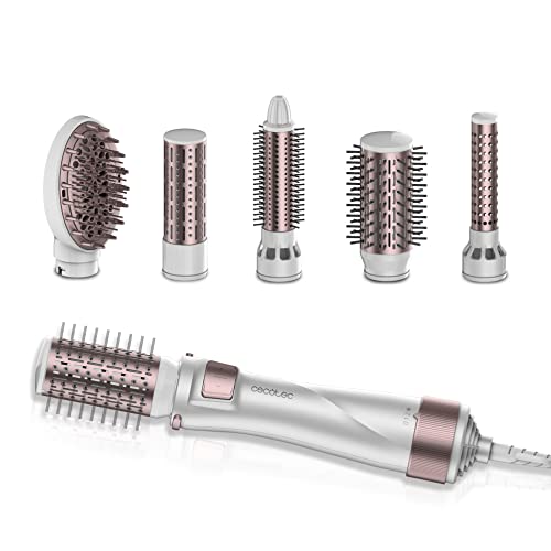 Cecotec - 5-in-1 Hair Dryer Brush with Ceramic Technology, 1000W Power