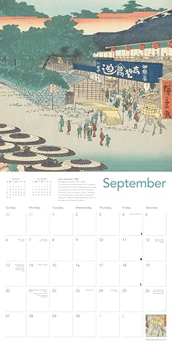 Japanese Woodblocks Wall Calendar 2026 (Art Calendar) - Medaid International