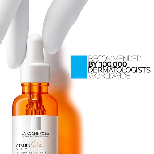 La Roche-Posay Pure Vitamin C Serum For Face With Hyaluronic Acid & Salicylic Acid, Hydrating & Brightening Serum, Boost Radiance & Reduce Wrinkles, Paraben Free - Medaid International