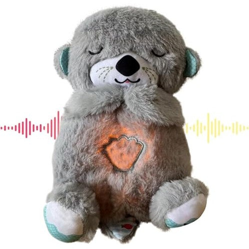 V-VRAT - Breathing Plush Otter Toy with Glowing Music, Lights & Rhythmic Motion