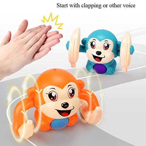 Rolling Banana Monkey Toy