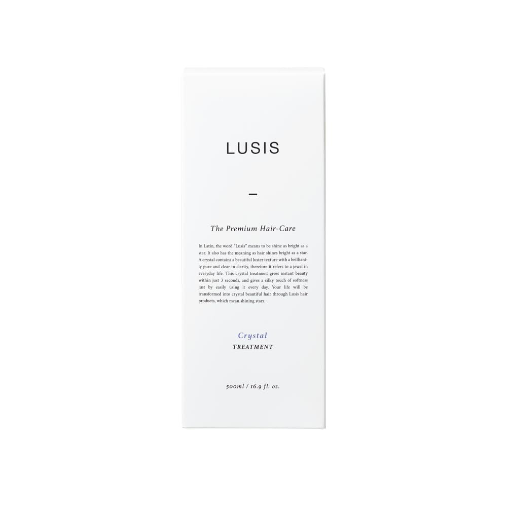 LUSIS, Crystal Hair Treatment, Conditioner, Silky and Moisture Rich Hair Clinic, Floral Scent, 500ml - Medaid International