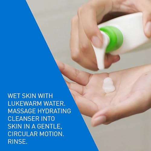 CeraVe Hydrating Cleanser | 236ml/8oz | Daily Face & Body Wash for Normal to Dry Skin - Medaid International