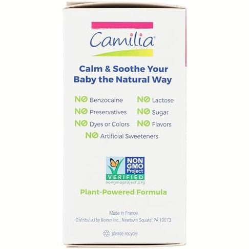 Boiron Camilia Teething Drops for Daytime and Nighttime Relief of Painful or Swollen Gums and Irritability in Babies - 30 Count|B005KG7U16