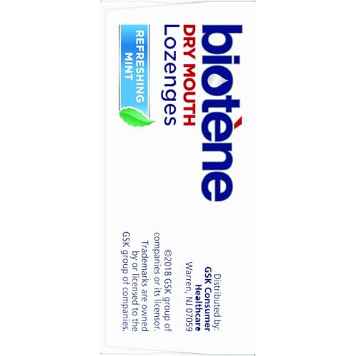 Biotene, Dry Mouth Lozenges, Refreshing Mint, 27 Count (Pack of 1)