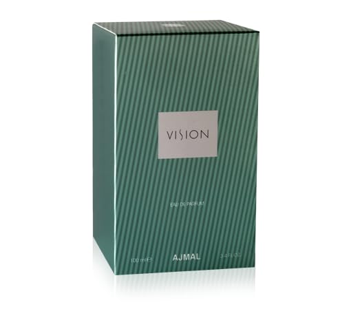 Ajmal Vision Eau De Parfum Spray100 ml For Men | Long Lasting Fragrance - Made In Dubai - Medaid International