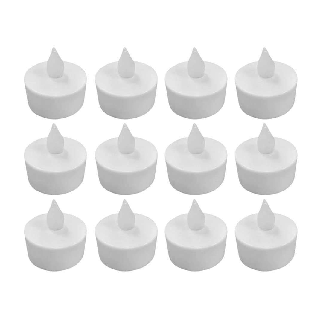 KASTWAVE Rosymoment Led Candles Light 12Pcs Battery-Powered, Flameless Romantic Party Tea Light, Rosymoment, Multi-Colour, A245-10