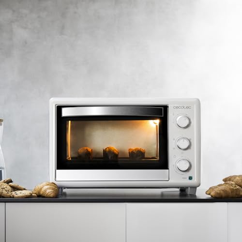 Cecotec - BakeundToast 3090 Gyro Table Stove, 30L, 1500W, 5 Functions, Rotisserie