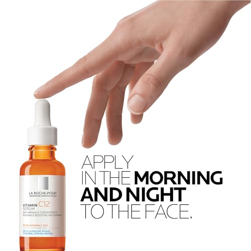 La Roche-Posay Pure Vitamin C Serum For Face With Hyaluronic Acid & Salicylic Acid, Hydrating & Brightening Serum, Boost Radiance & Reduce Wrinkles, Paraben Free - Medaid International