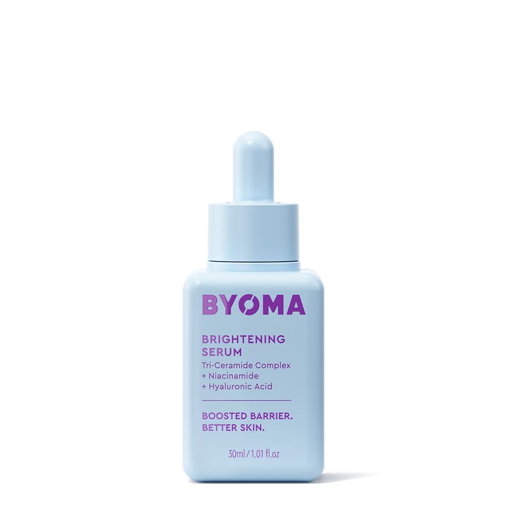 BYOMA Brightening Serum - Barrier Repair Serum - Brightening & Hydrating Face Serum with Hyaluronic Acid, Niacinamide & Ceramides - Hyaluronic Acid Serum For Face, Glowing, Radiant Skin - 1.01 fl. oz - Medaid International