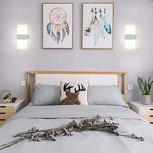 Klighten - Modern 12W LED Wall Light, Acrylic Design for Living Room & Bedroom