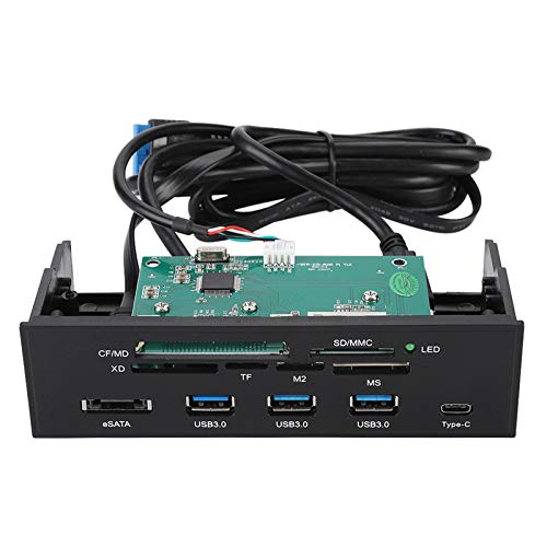 Vbestlife - 5.25" Multifunction Internal Card Reader with 3X USB 3.1 Support