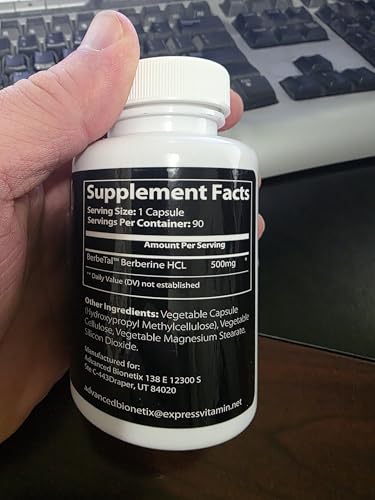 Advanced Bionetix 2 Pack 1500mg Advanced Bioavailability Micronized Berberine Supplement All Natural w/BerbeTal™ Support. 180 Total Capsules - Medaid International