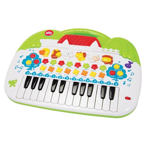 Simba - ABC Animal Keyboard for Infants with Musical Sounds & Bilingual Options