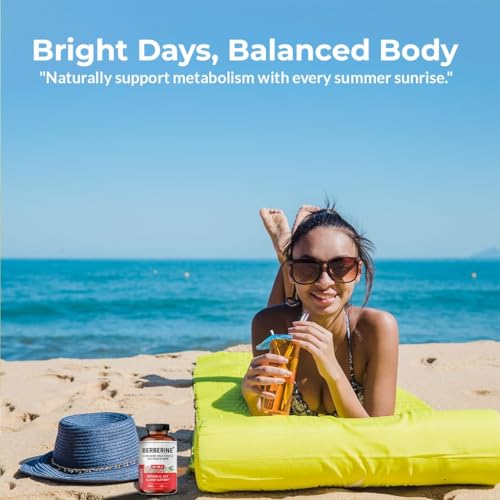 Berberine HCL Metabolic Guard+ Complex | 1600mg - 60 Caps | 16-IN-1 Herbal Cardiovascular, Liver & Gut Support | with Cinnamon, Milk Thistle, NAC & Zinc | Third-Party Lab Tested, Vegan, Non-GMO - Medaid International