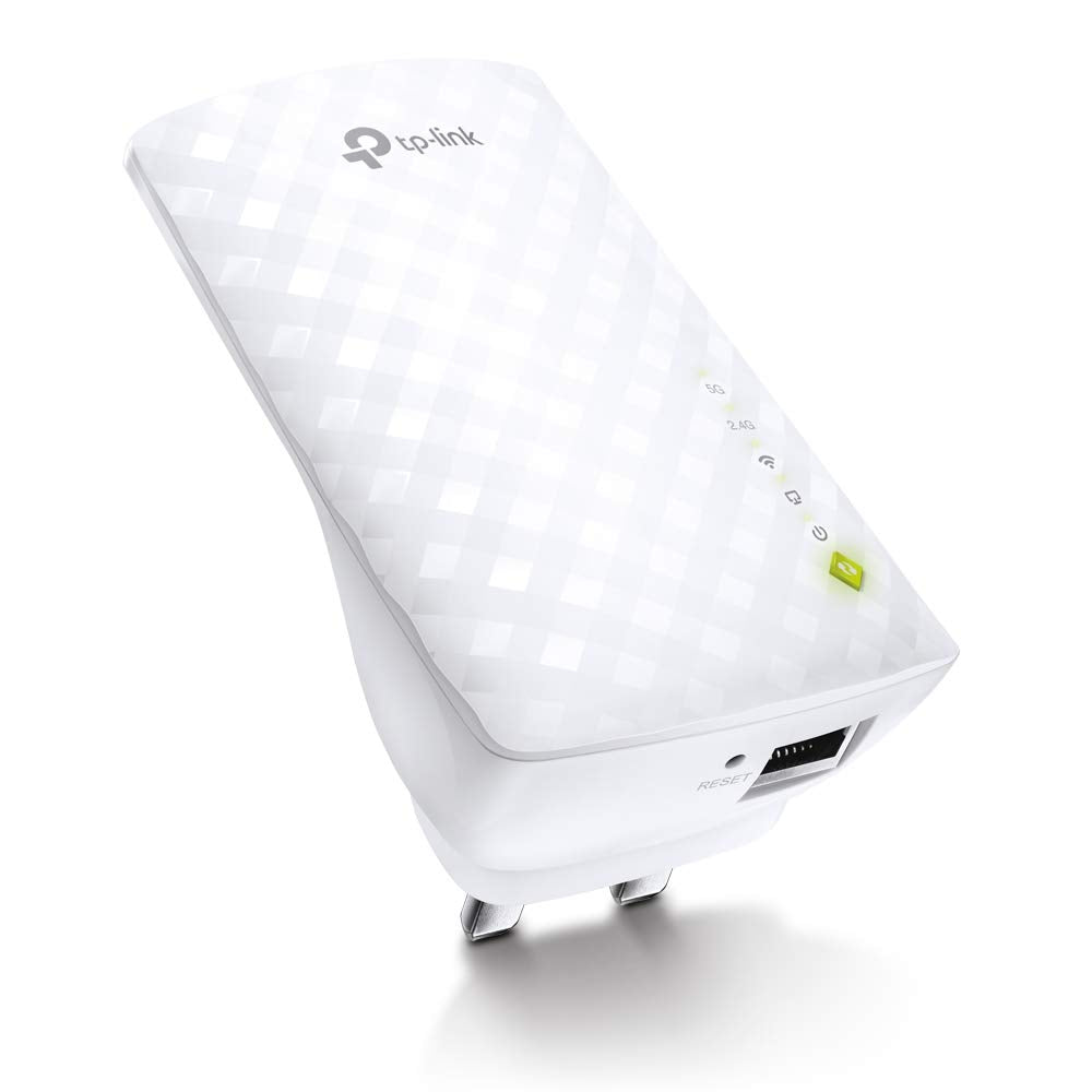 TP-Link AC750 Universal Dual Band Range Extender, Broadband/Wi-Fi Extender, Booster/Hotspot with Ethernet Port, Plug and Play, Smart Signal Indicator - Medaid International
