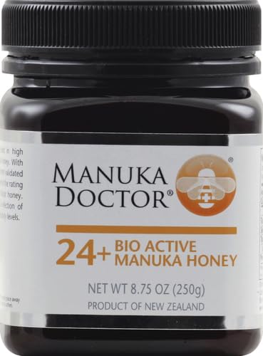 Manuka Doctor - MGO 80+ Manuka Honey Multifloral, 100% Pure New Zealand Honey. Certified. Guaranteed. Raw. Non-GMO (8.75oz) - Medaid International