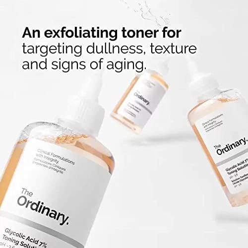 The Ordinary Glycolic Acid 240ML 7% Toning Resurfacing Solution, Ordinary Glycolic Acid Solution, Acido Glicolico The Ordinary para Las Axilas, Ordinary Peeling Solution (Size : 1PCS) - Medaid International