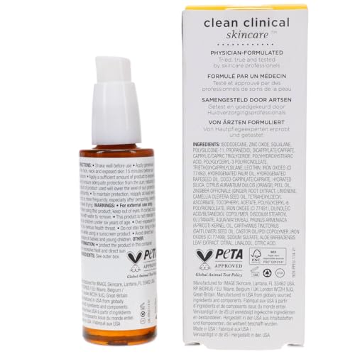 IMAGE Skincare, PREVENTION+ Sun Serum SPF 30 Mineral Sunscreen for Face, Non Comedogenic, Wear Under Makeup, Perfect Travel Size, Tinted 1.0 oz - Medaid International