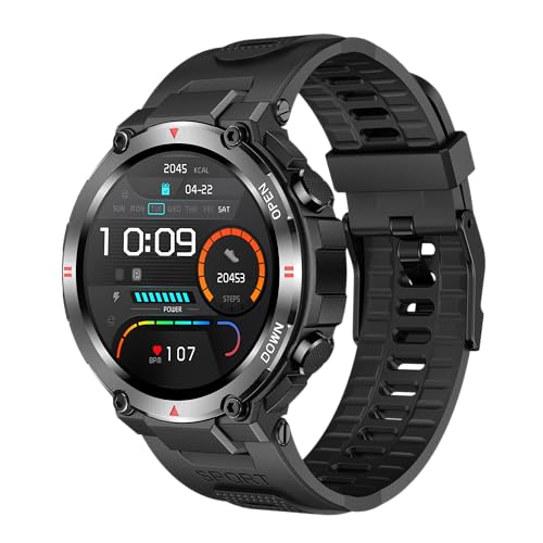 Aolon - Tetra R2 Smart Watch with 1.39" Display, Bluetooth Calls & Message Alerts