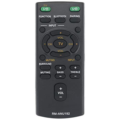Perfascin - RM-ANU192 Replacement Remote for Sony Sound Bars, Easy to Use, Durable Design