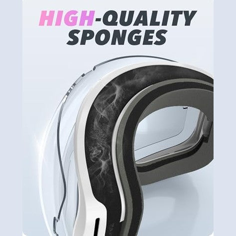 Rioroo - Ski Goggles for Glasses Wearers, Double Lens, Anti-Fog, UV Protection