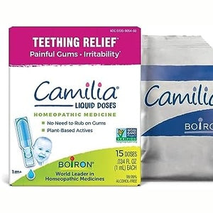 Boiron Camilia Teething Drops for Daytime and Nighttime Relief of Painful or Swollen Gums and Irritability in Babies - 30 Count|B005KG7U16