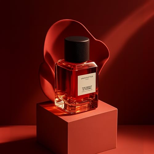 Unscripted. The Night Is Young - Bold, Long-Lasting Perfume For Men And Women - Spicy-Sweet Women Perfume with Notes of Cognac and Vanilla - 3.4 oz - Medaid International