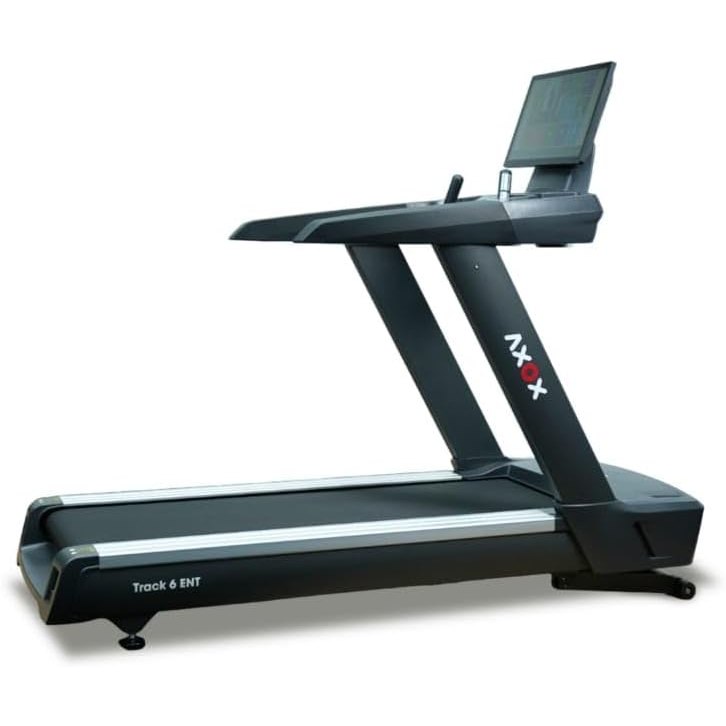 Axox Fitness Track 6 Commercial Treadmill ENT/ 2024 Model/Motor Power 6.0 HP | Max User Weight 180 Kg