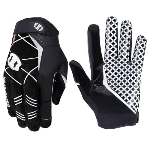 Seibertron - Pro 3.0 Elite Ultra-Stick Football Gloves for Youth & Adults