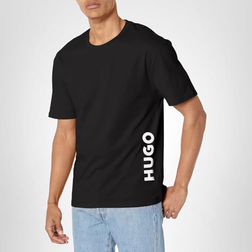HUGO Vertical Logo Cotton Short-Sleeve T-Shirt - Medaid International