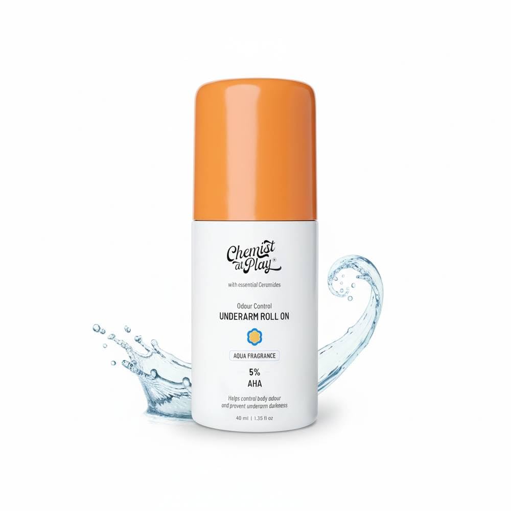 Chemist at Play 5% AHA Deodorant, Aluminum Free, Aqua, 1.35 oz