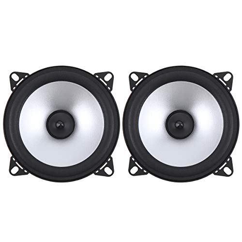 Epathchina - 2pcs 4 Inch 60W Car Coaxial Speakers, HiFi Sound, Full Range Audio