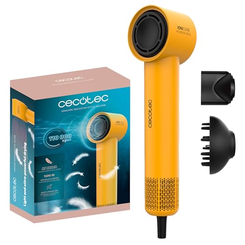 Cecotec - Ultra Compact 1500W Hair Dryer with Ion Generator & 4 Heat Settings