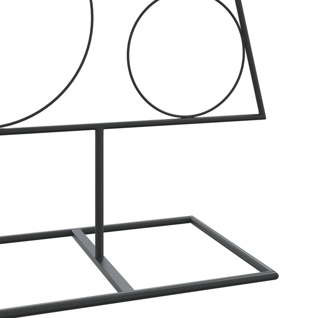 vidaXL Metal Christmas Tree Black Powder-coated steel 59.1 in tall - Medaid International