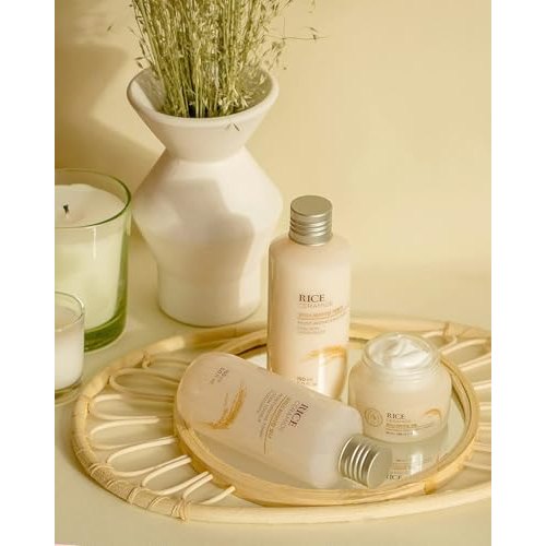 The Face Shop Rice Ceramide Cream, Hydrating Face Moisturizer, for Dry & Combination Skin, Lightweight, Fast-absorbing, 1.69 fl. oz. - Medaid International
