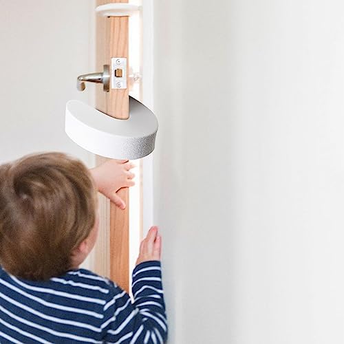 6pcs Child Door Finger Guards, Soft Foam Safety Stoppers, White