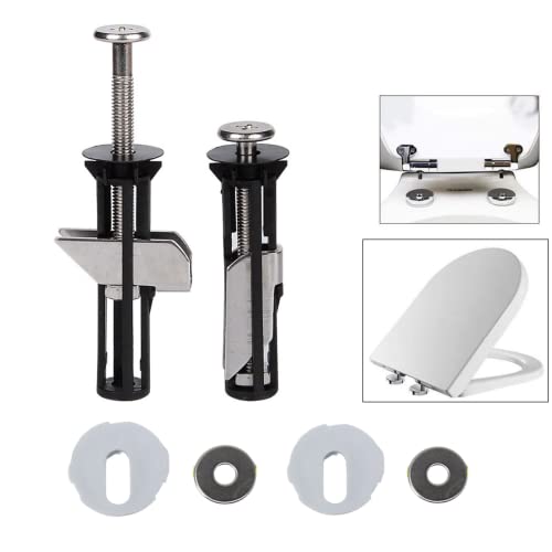 Universal - Heavy Duty Stainless Steel Toilet Seat Screws Kit with Washers